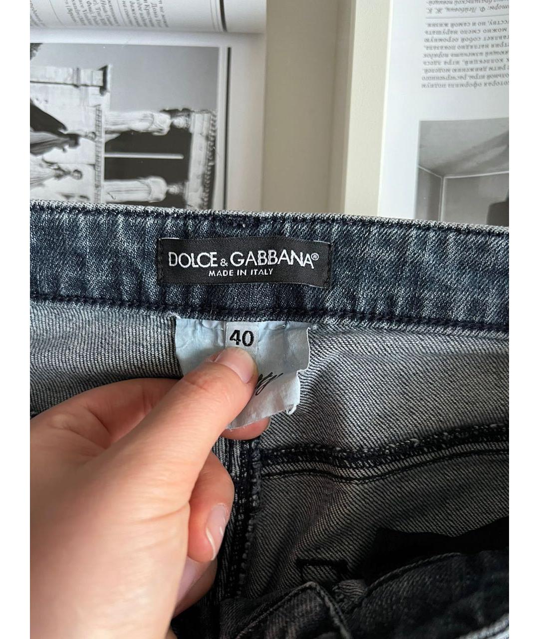 DOLCE&GABBANA Джинсы слим, фото 4