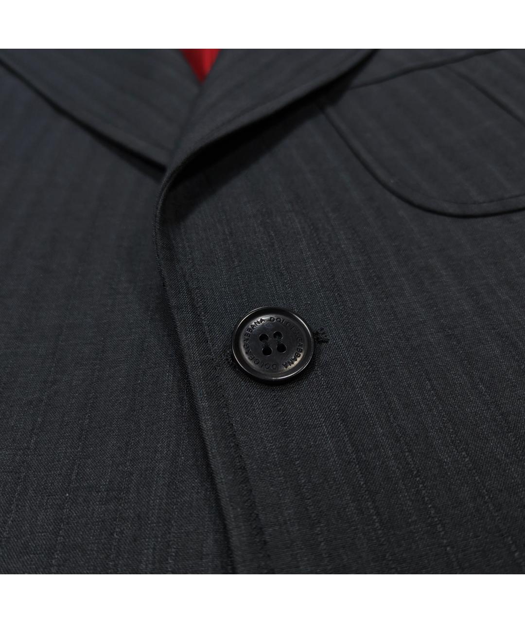 DOLCE&GABBANA Черный шерстяной пиджак, фото 4