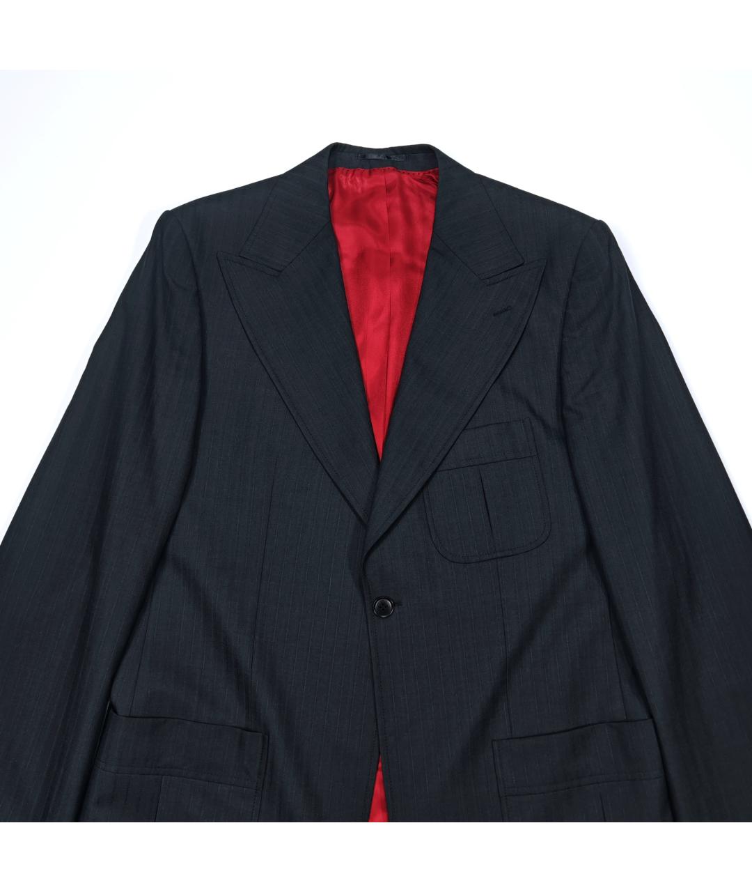 DOLCE&GABBANA Черный шерстяной пиджак, фото 3