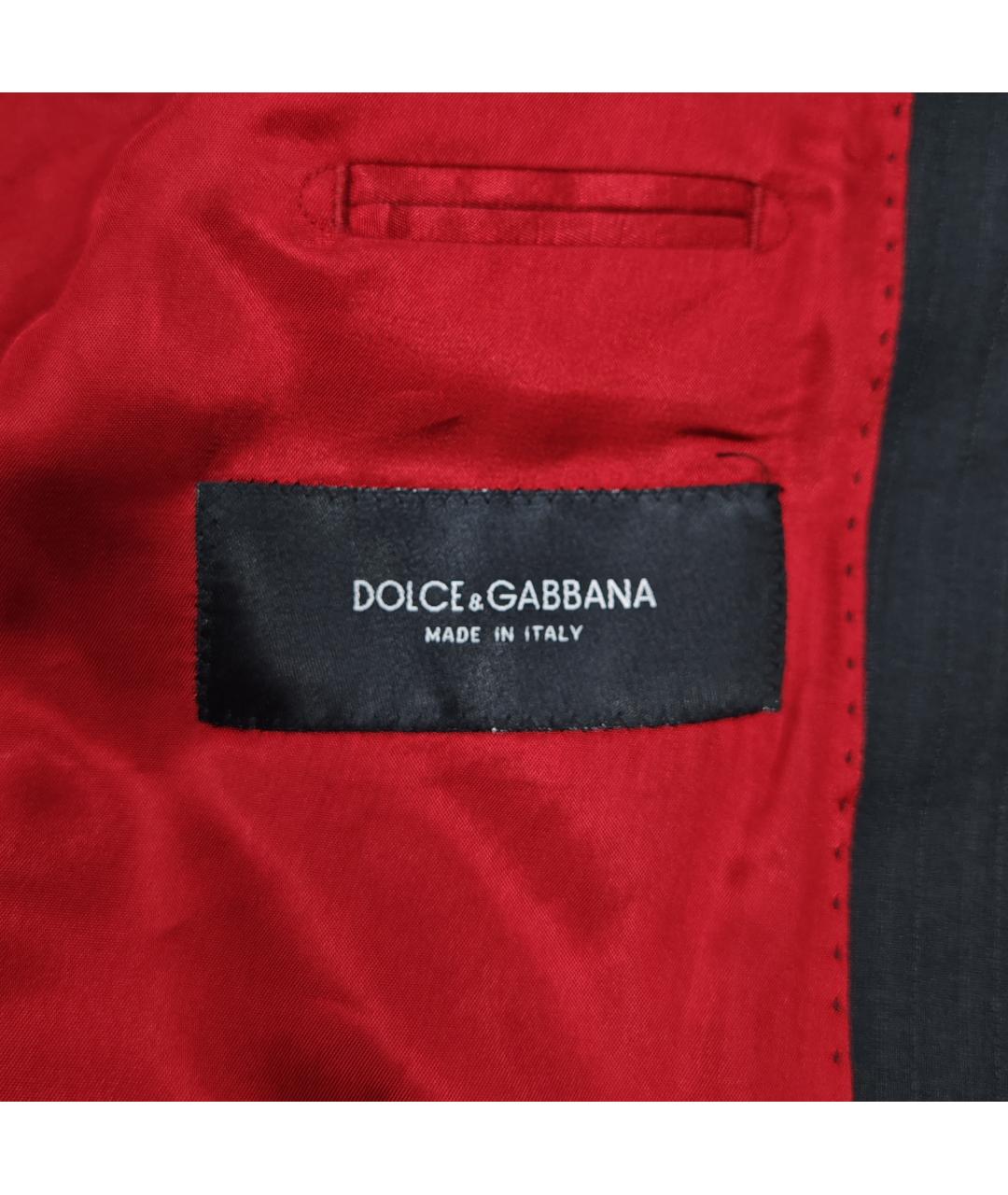 DOLCE&GABBANA Черный шерстяной пиджак, фото 7