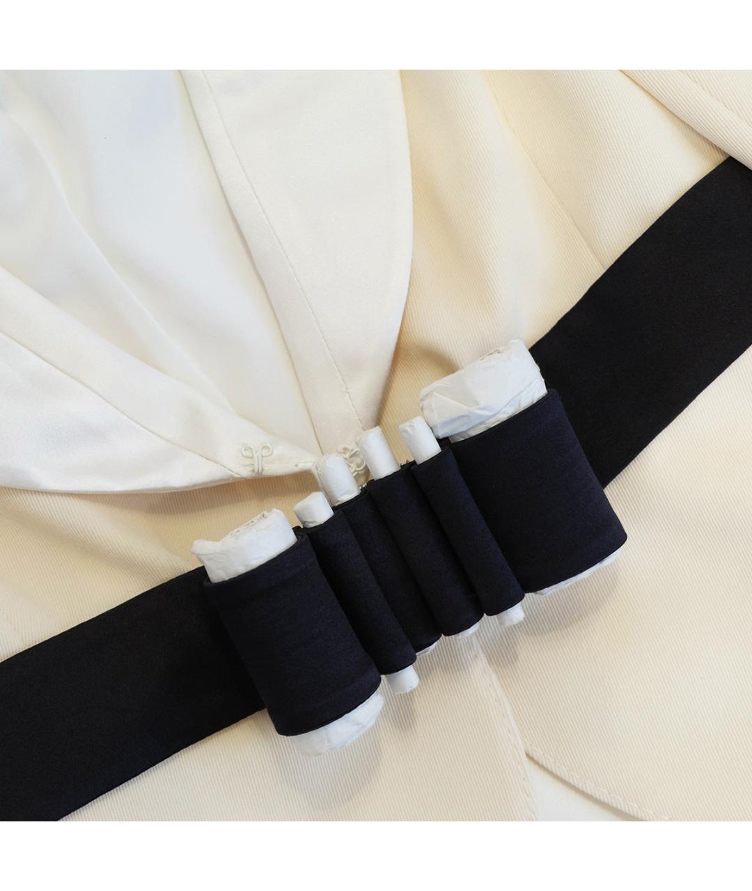 VALENTINO Белый шерстяной жакет/пиджак, фото 4