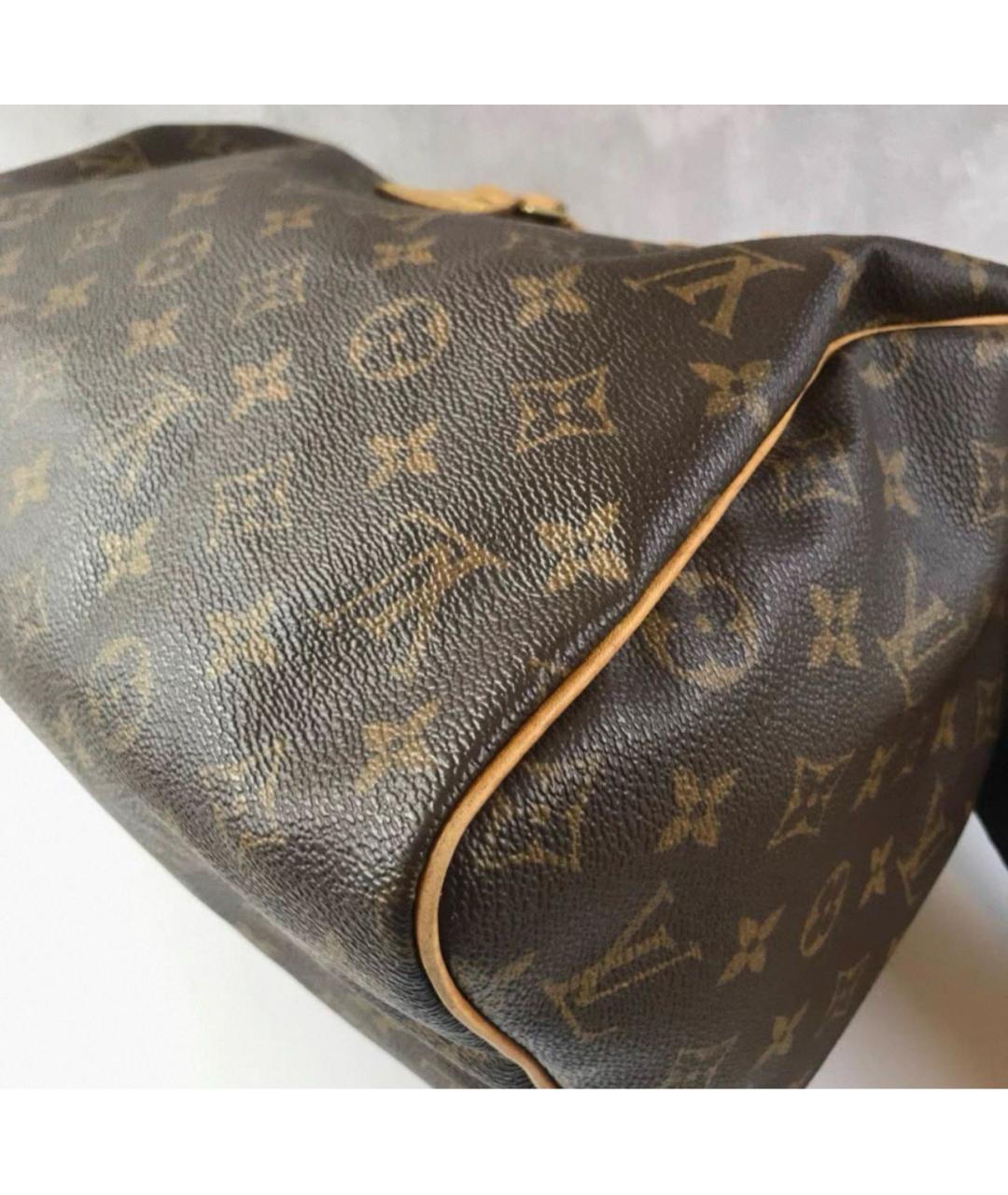 LOUIS VUITTON Коричневая сумка с короткими ручками, фото 4