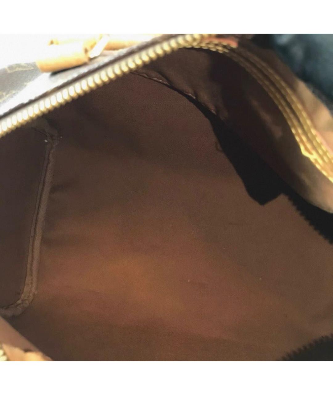 LOUIS VUITTON Коричневая сумка с короткими ручками, фото 5