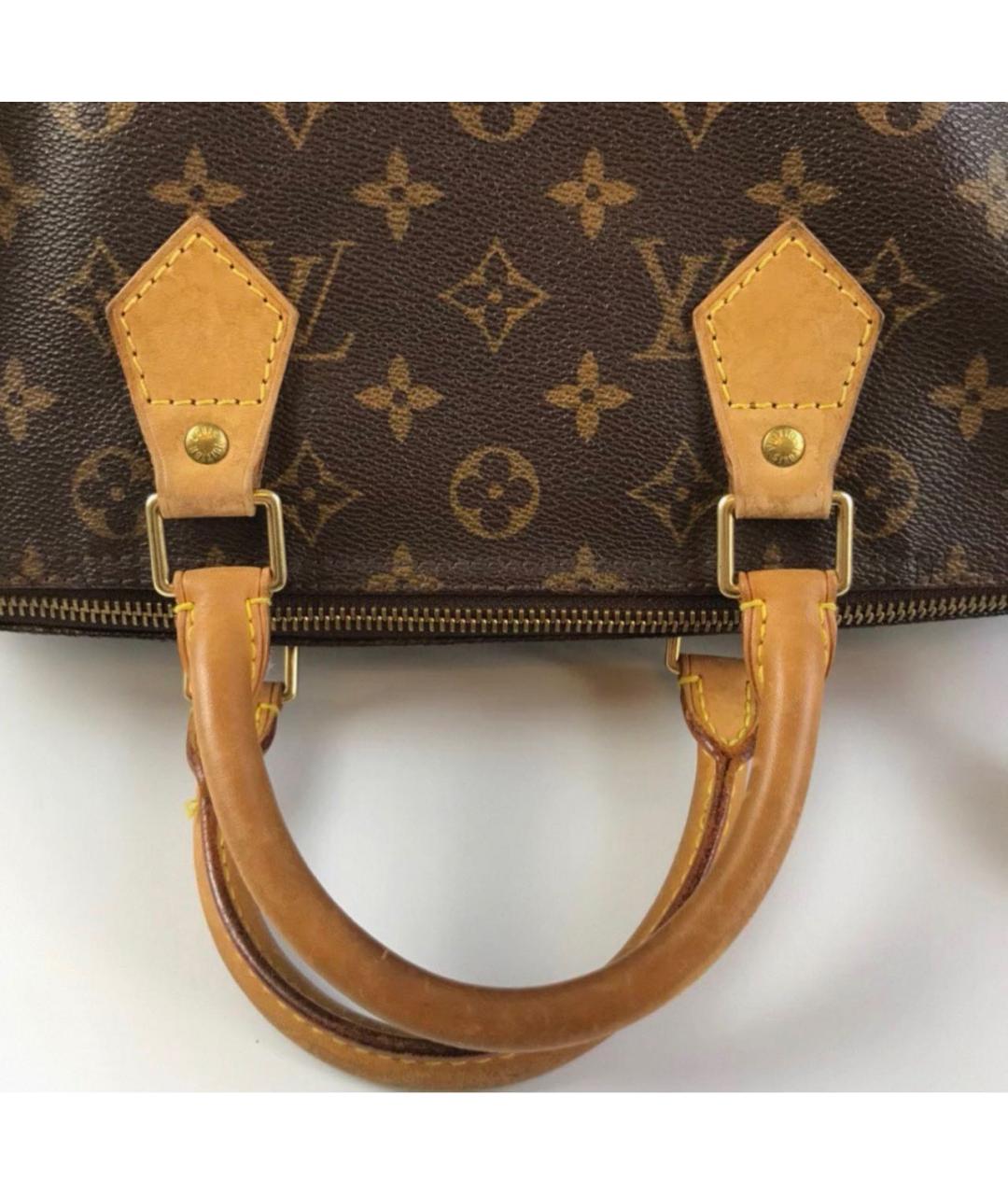 LOUIS VUITTON Коричневая сумка с короткими ручками, фото 8