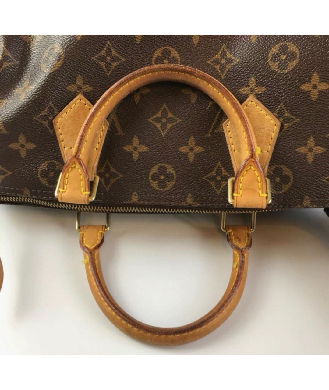 LOUIS VUITTON Коричневая сумка с короткими ручками, фото 7