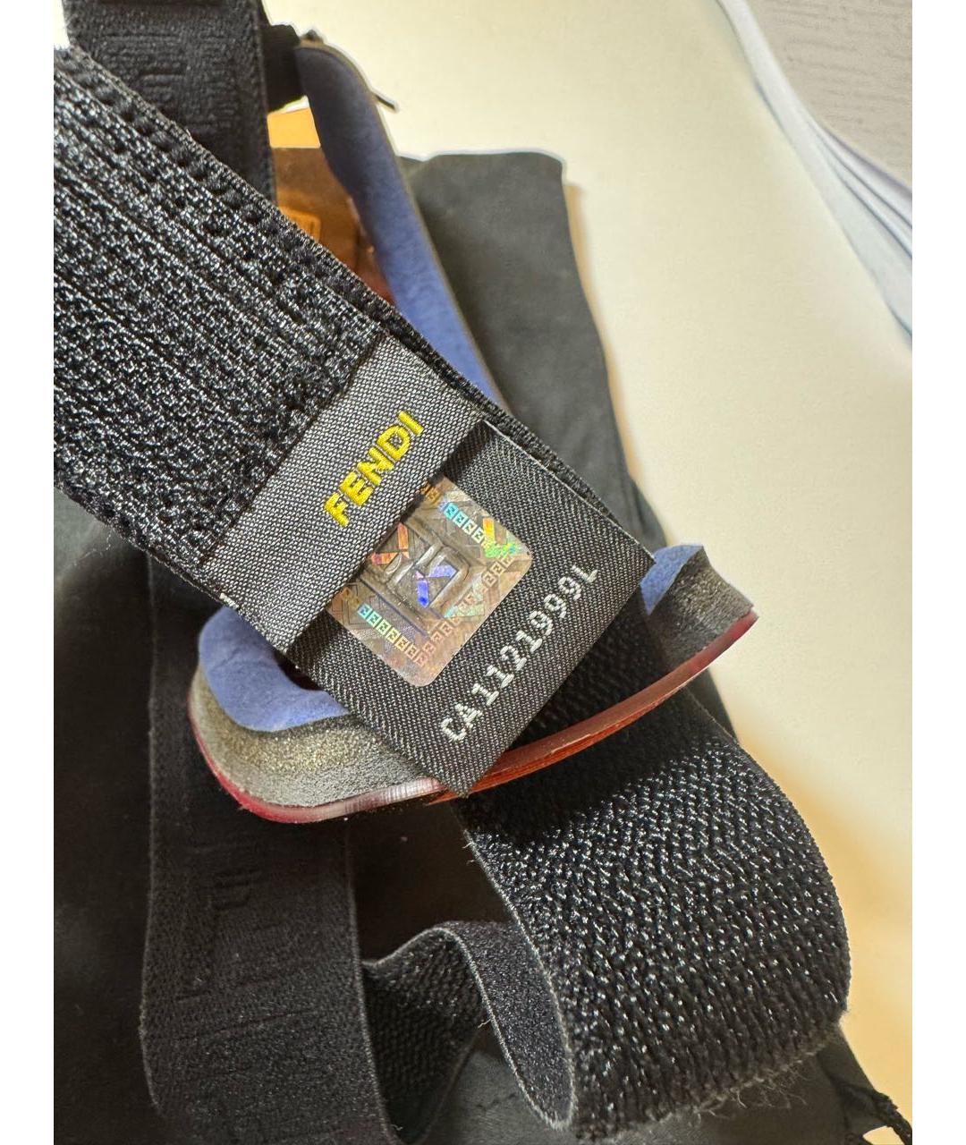 FENDI Фиолетовые пластиковые солнцезащитные очки, фото 3