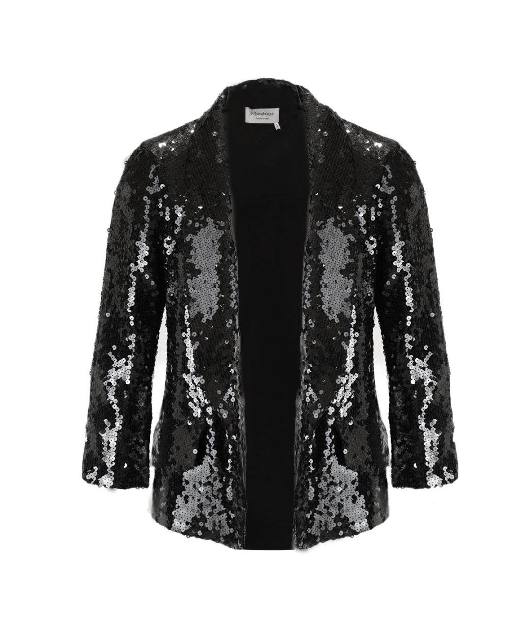 SAINT LAURENT Черный жакет/пиджак, фото 6