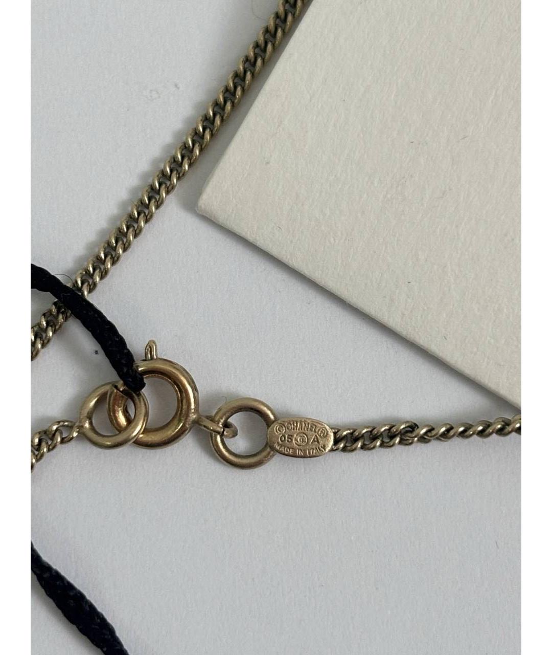 CHANEL Золотое металлическое колье, фото 6