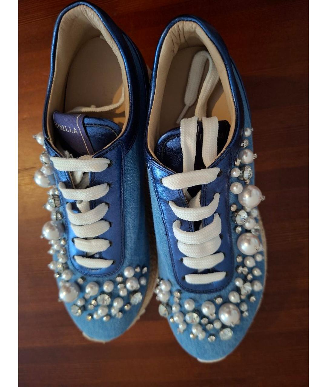 LE SILLA Синие кроссовки, фото 8