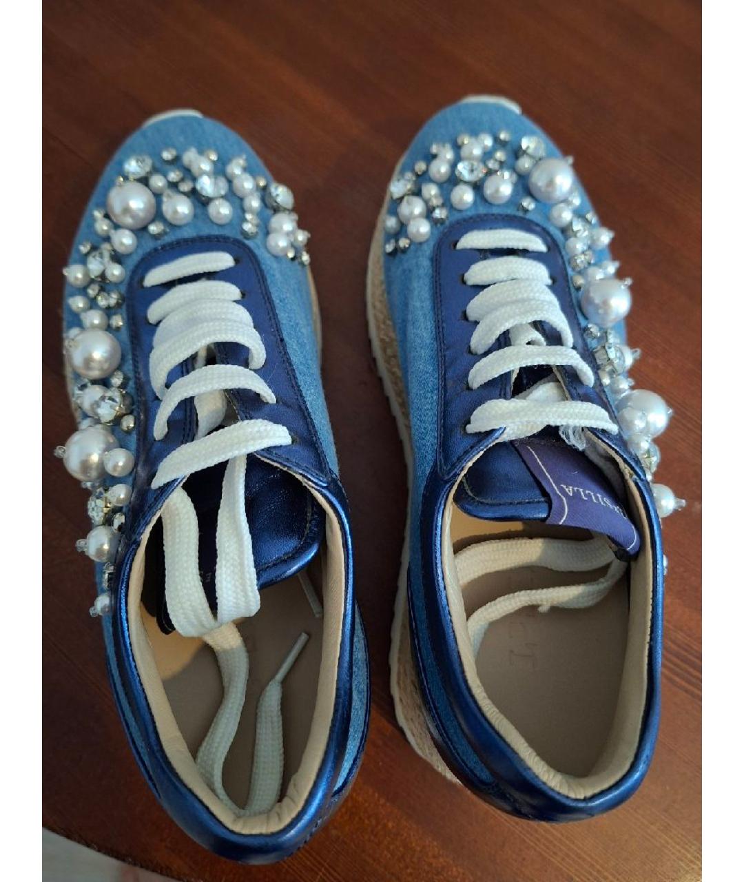 LE SILLA Синие кроссовки, фото 3