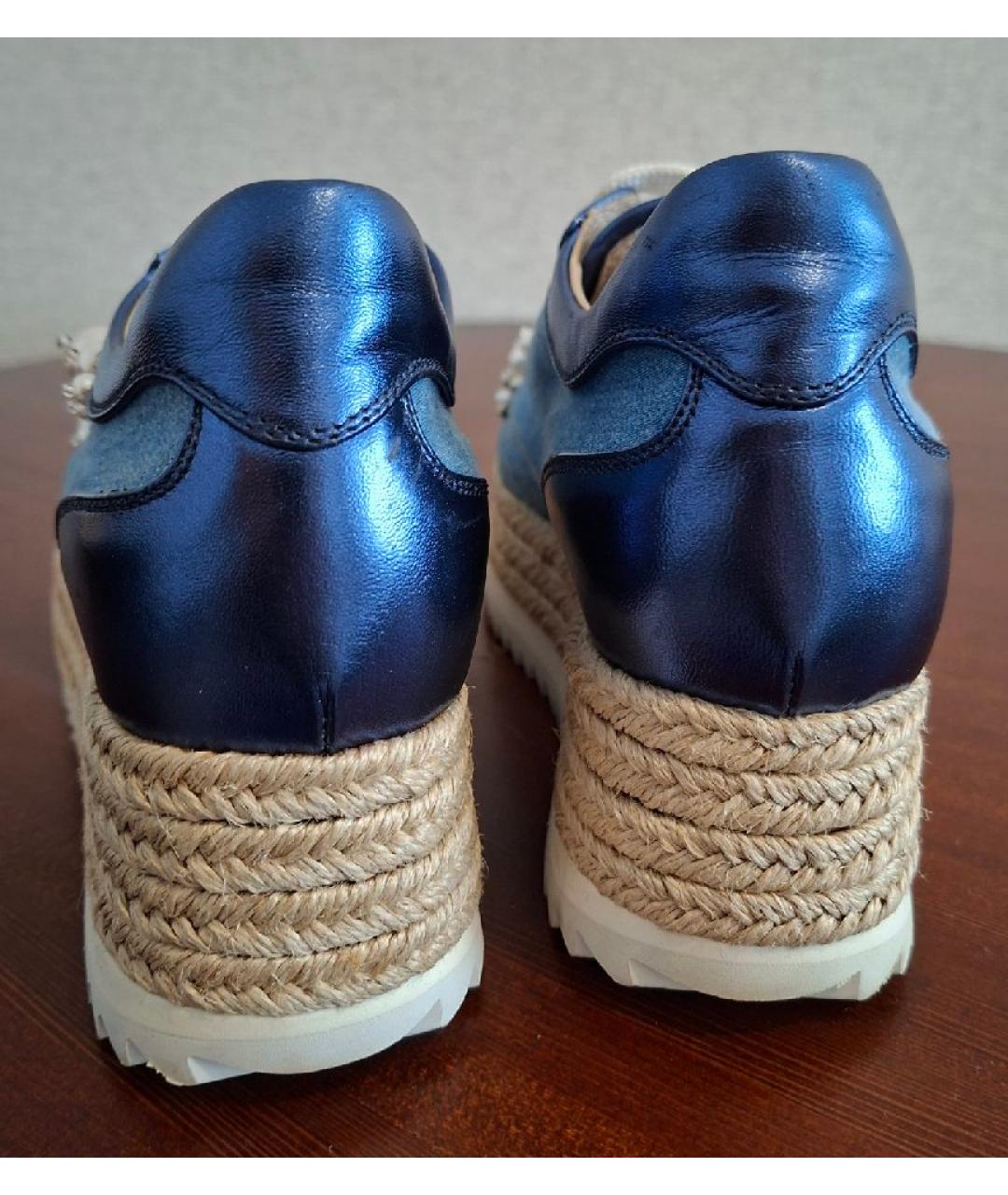 LE SILLA Синие кроссовки, фото 4