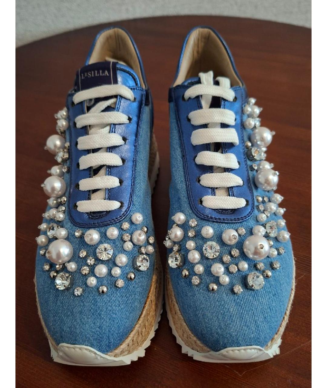 LE SILLA Синие кроссовки, фото 2