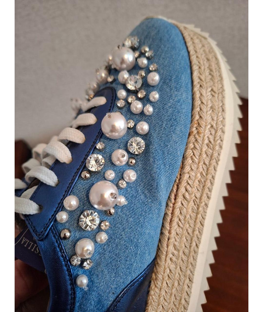 LE SILLA Синие кроссовки, фото 5