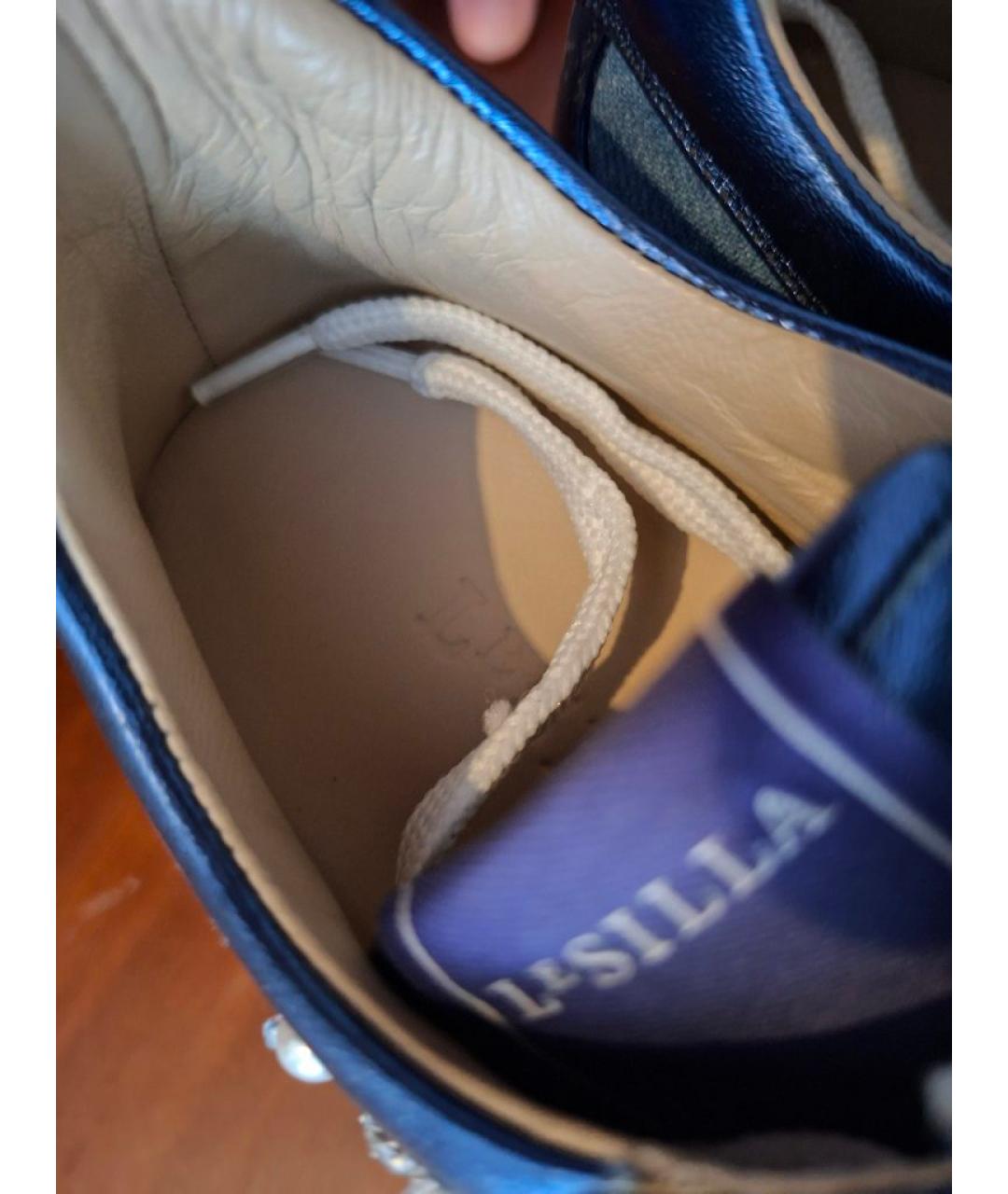 LE SILLA Синие кроссовки, фото 7