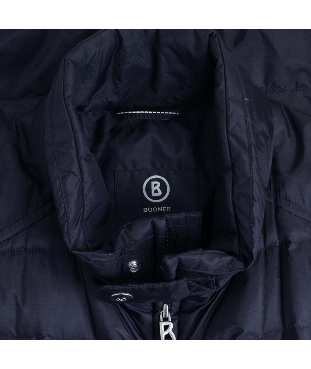 BOGNER Темно-синий полиэстеровый жилет, фото 3