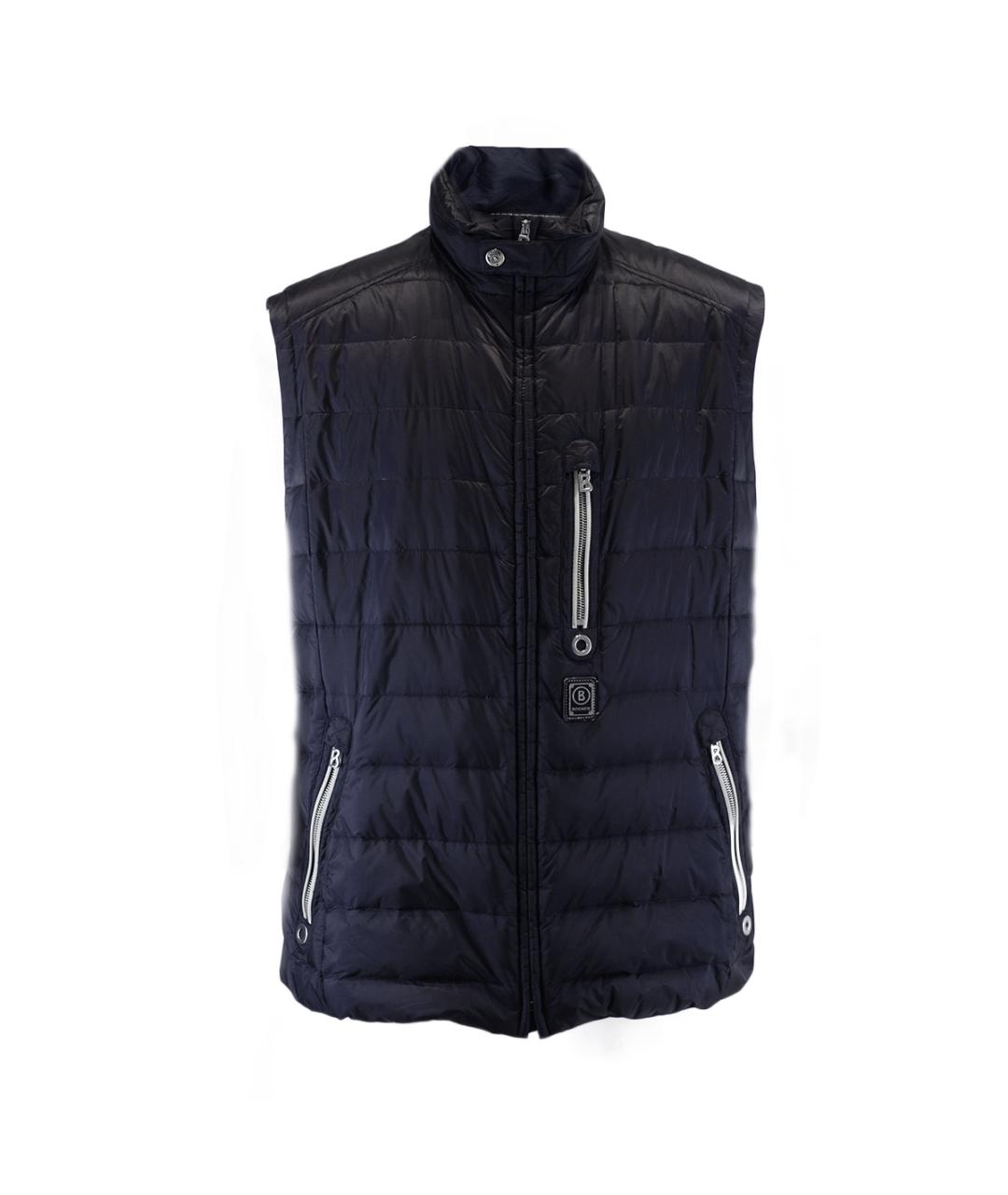 BOGNER Темно-синий полиэстеровый жилет, фото 6