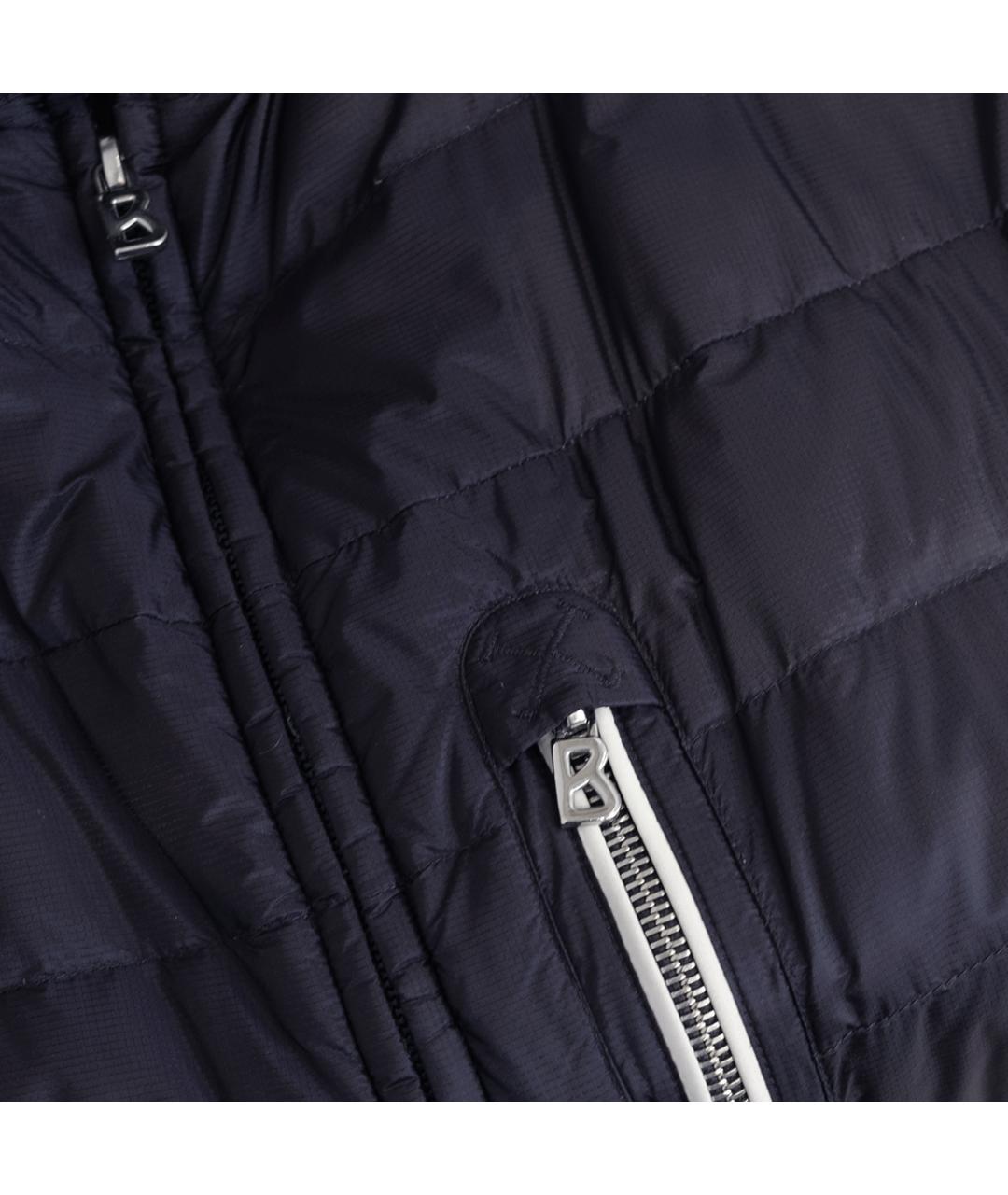 BOGNER Темно-синий полиэстеровый жилет, фото 4