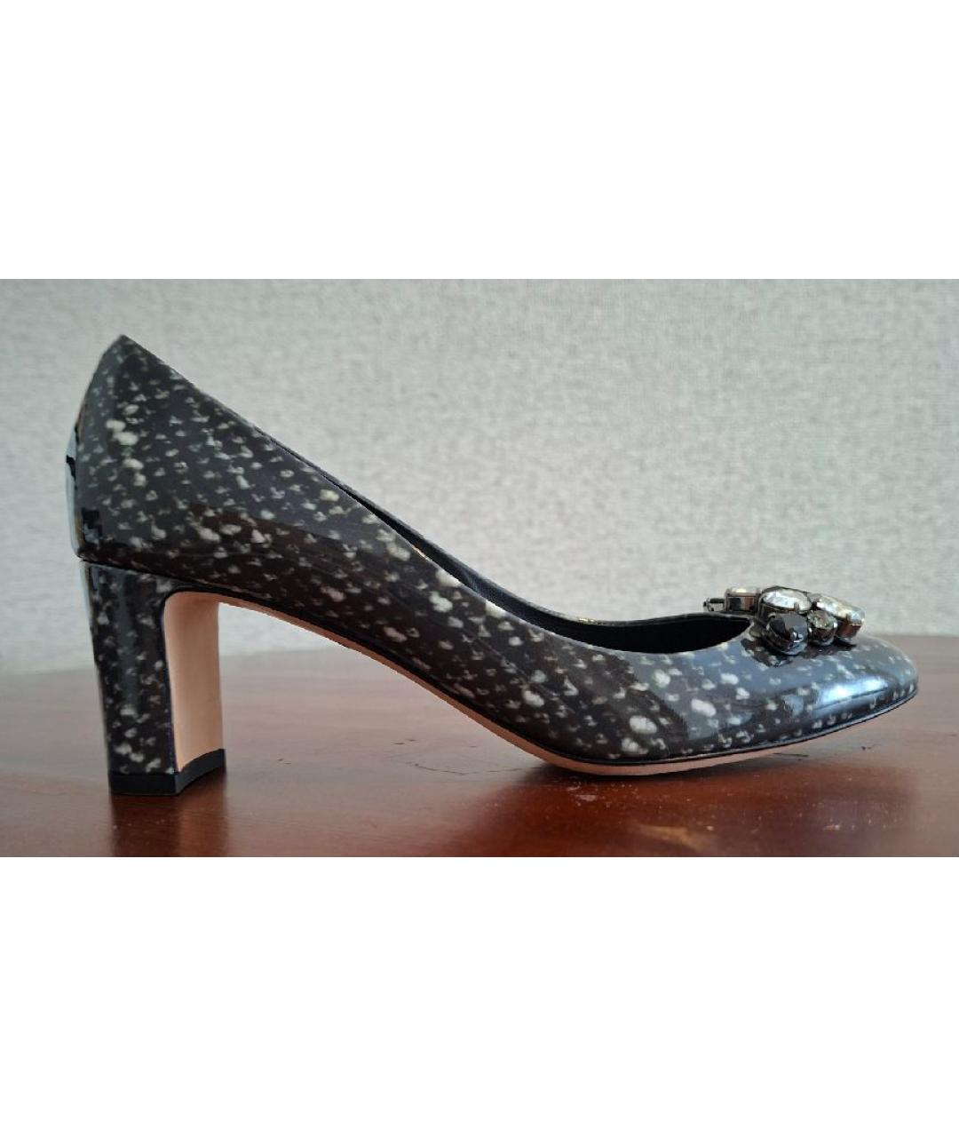 DOLCE&GABBANA Черные туфли из лакированной кожи, фото 9