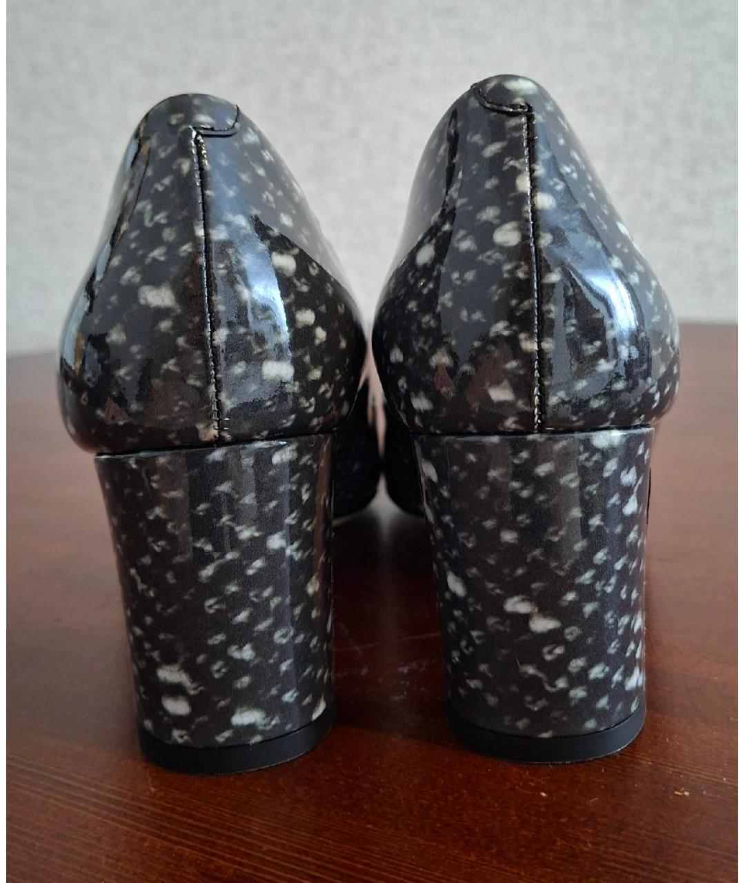 DOLCE&GABBANA Черные туфли из лакированной кожи, фото 4