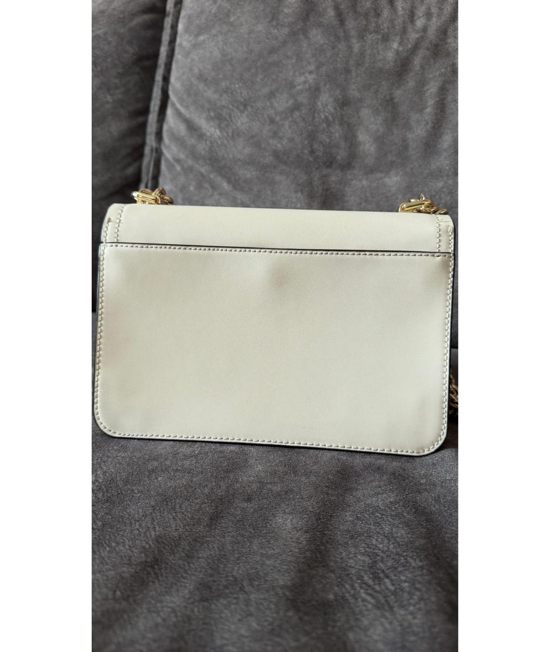 MICHAEL KORS Бежевая кожаная сумка через плечо, фото 2