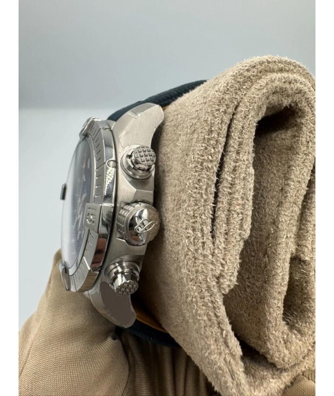 BREITLING Синие стальные часы, фото 4