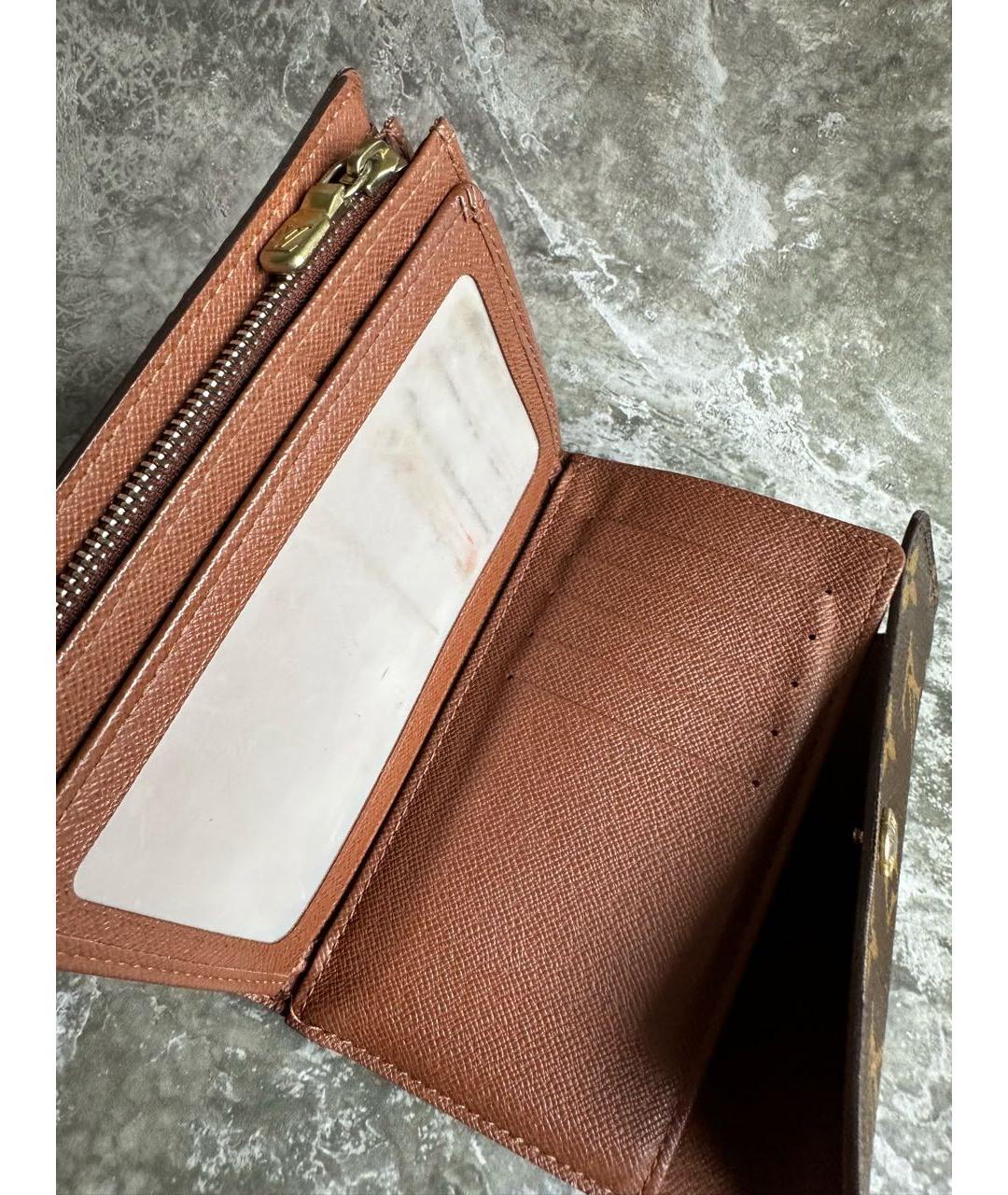 LOUIS VUITTON Коричневый кошелек, фото 4