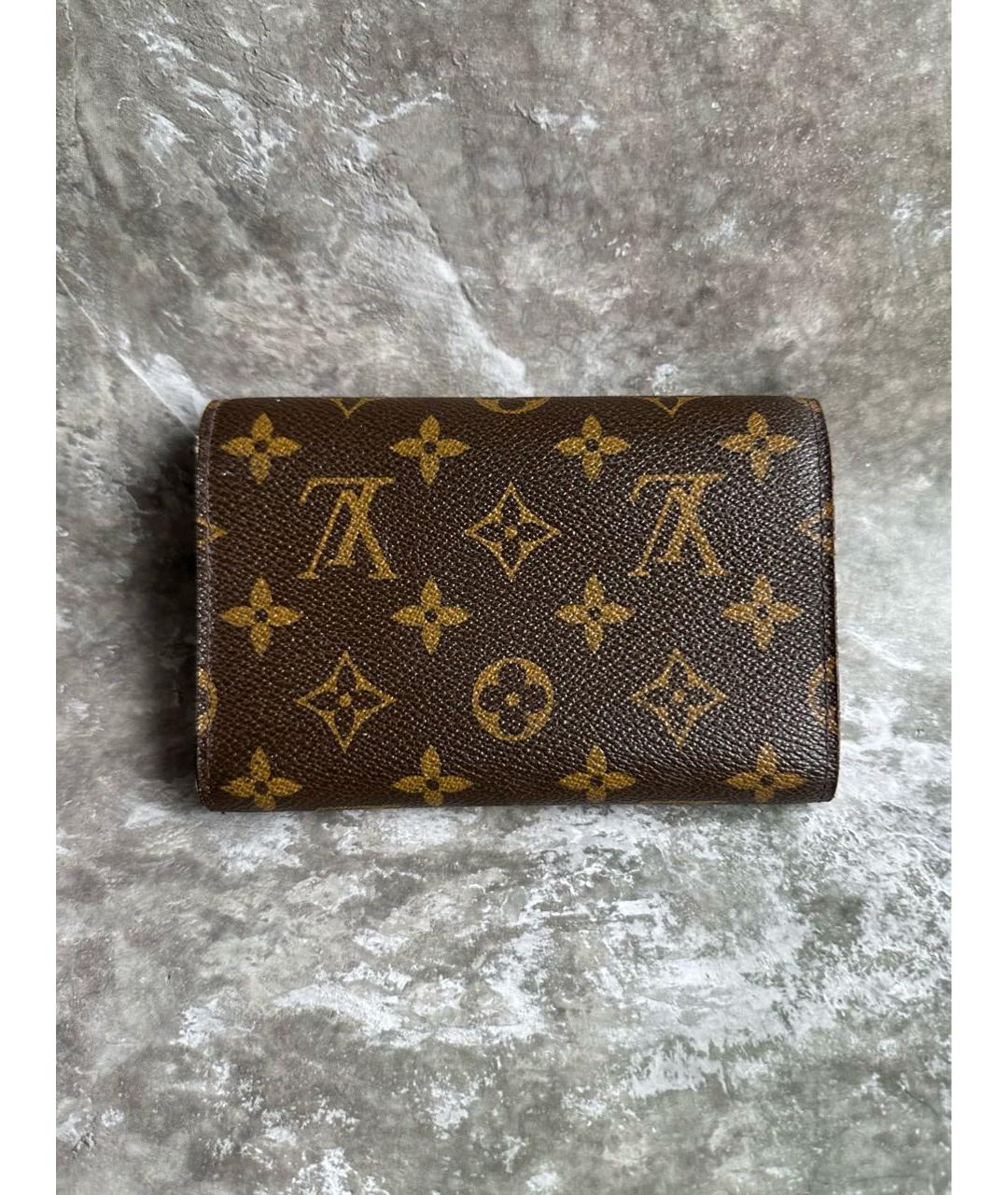 LOUIS VUITTON Коричневый кошелек, фото 2