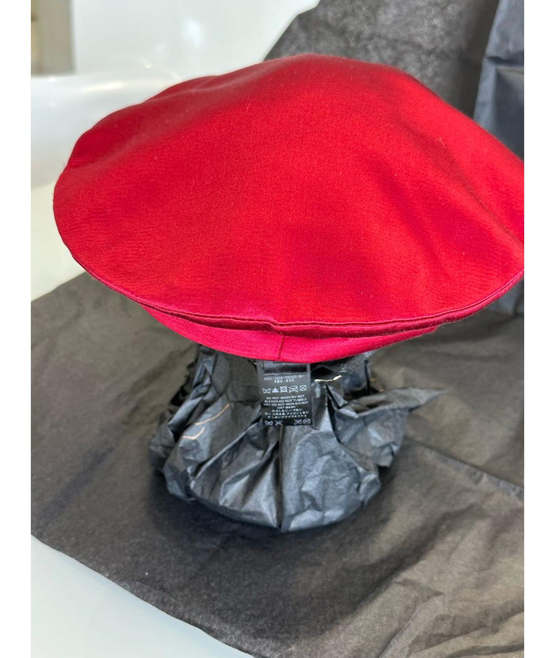 GIORGIO ARMANI Красная шляпа, фото 2
