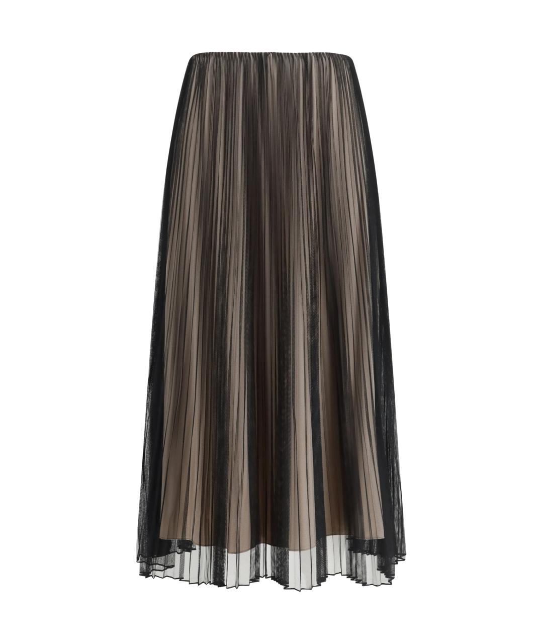 WEEKEND MAX MARA Черная полиэстеровая юбка миди, фото 1