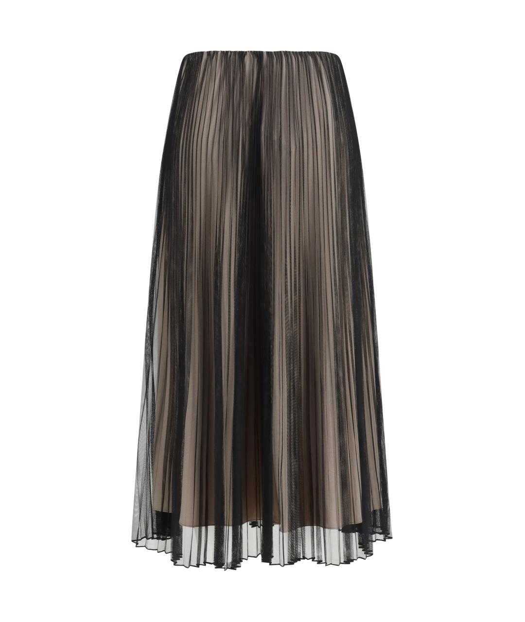 WEEKEND MAX MARA Черная полиэстеровая юбка миди, фото 2