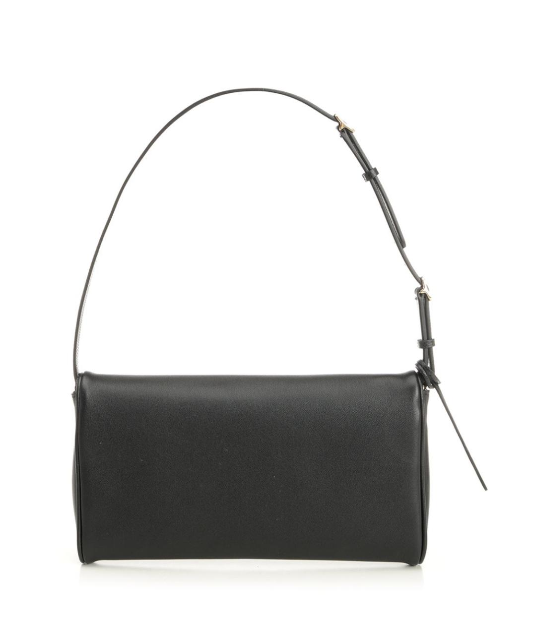 VALENTINO Черная кожаная сумка через плечо, фото 3