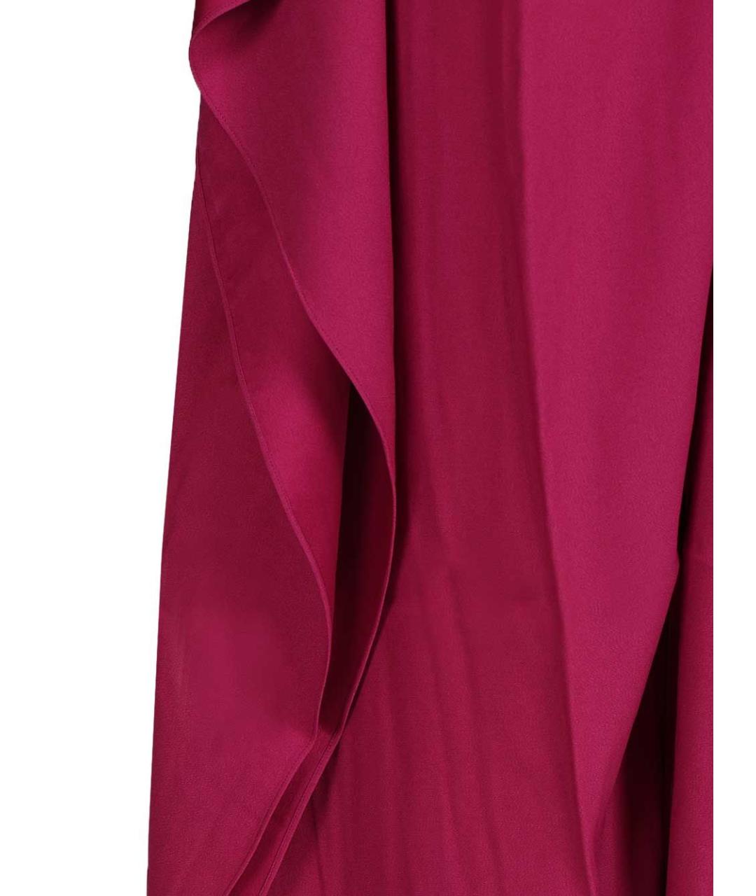 TALLER MARMO Фуксия ацетатное платье, фото 5
