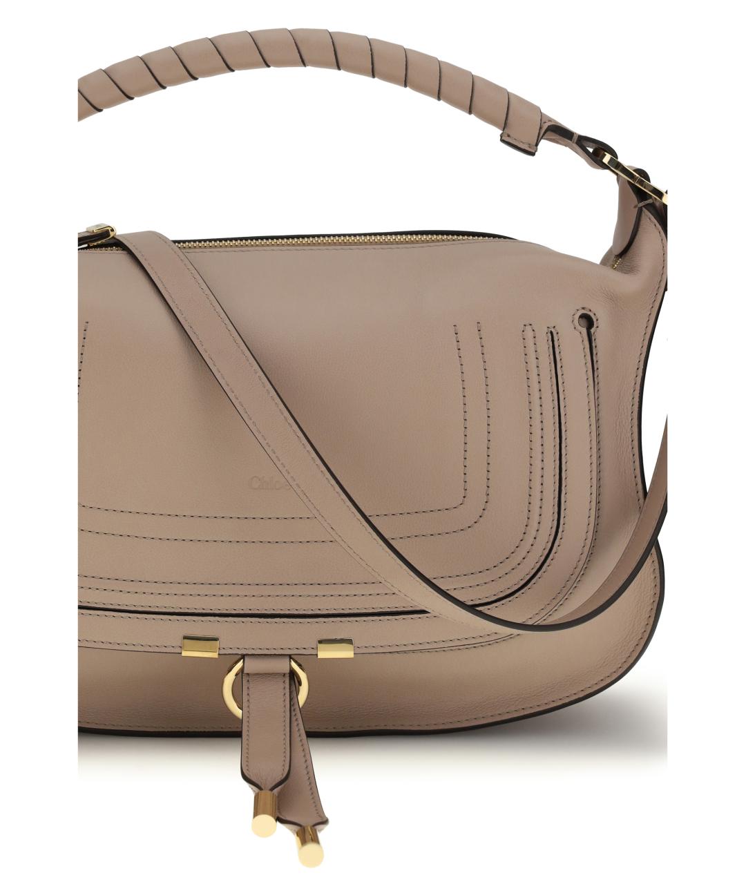 CHLOE Серая кожаная сумка через плечо, фото 4