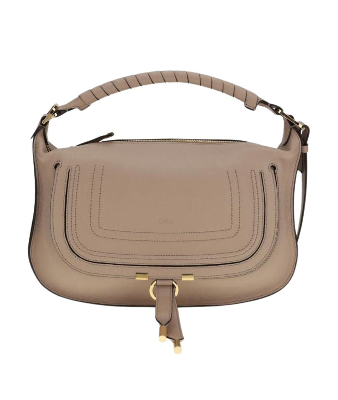 CHLOE Серая кожаная сумка через плечо, фото 1