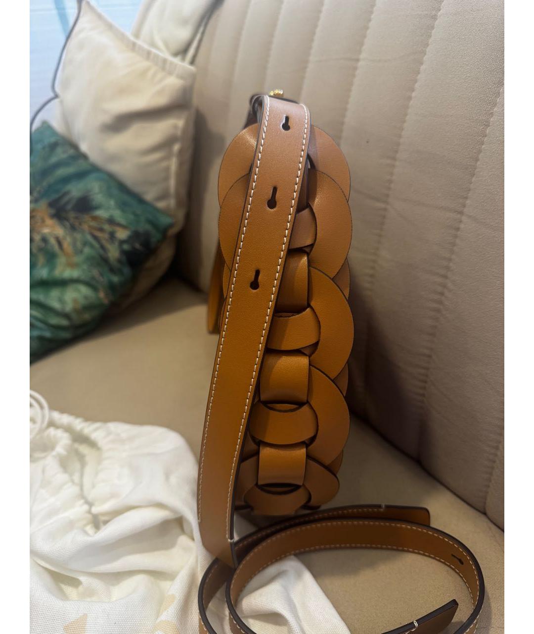 CHLOE Коричневая замшевая сумка через плечо, фото 6