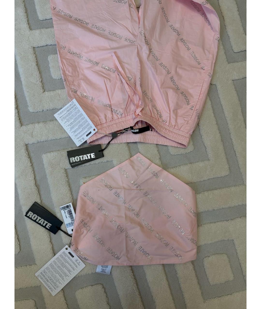 ROTATE Розовый костюм с брюками, фото 4