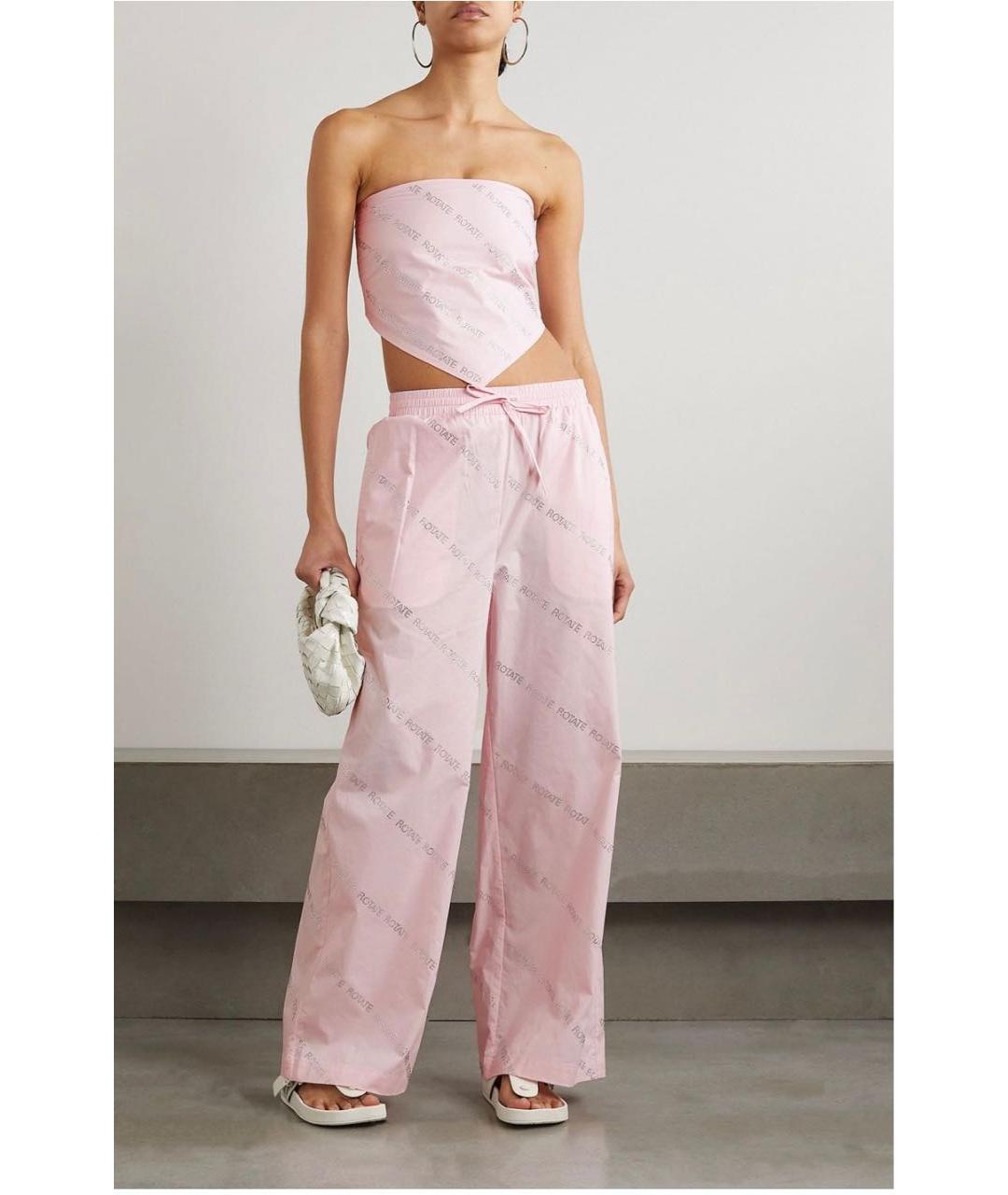 ROTATE Розовый костюм с брюками, фото 5