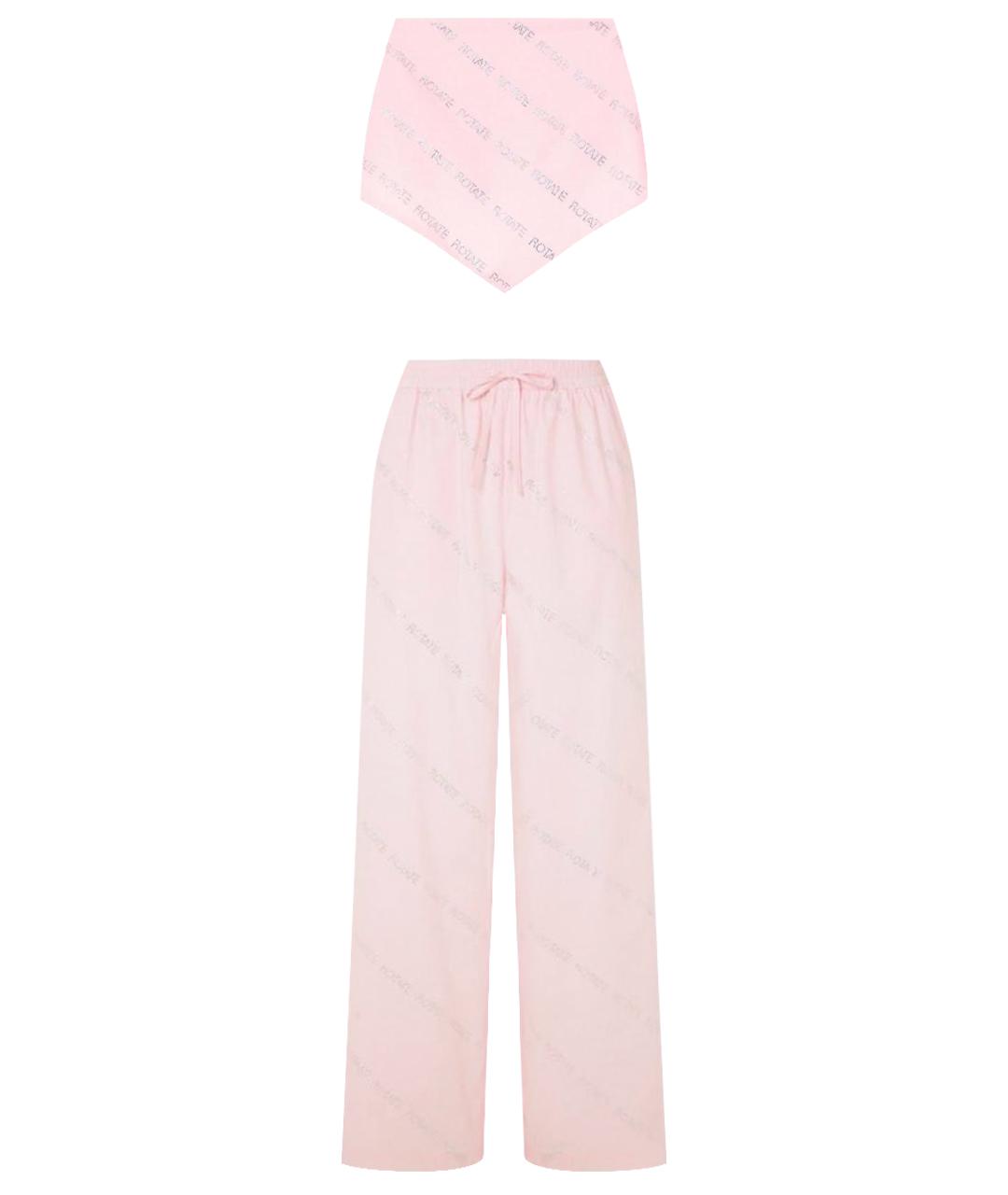 ROTATE Розовый костюм с брюками, фото 1