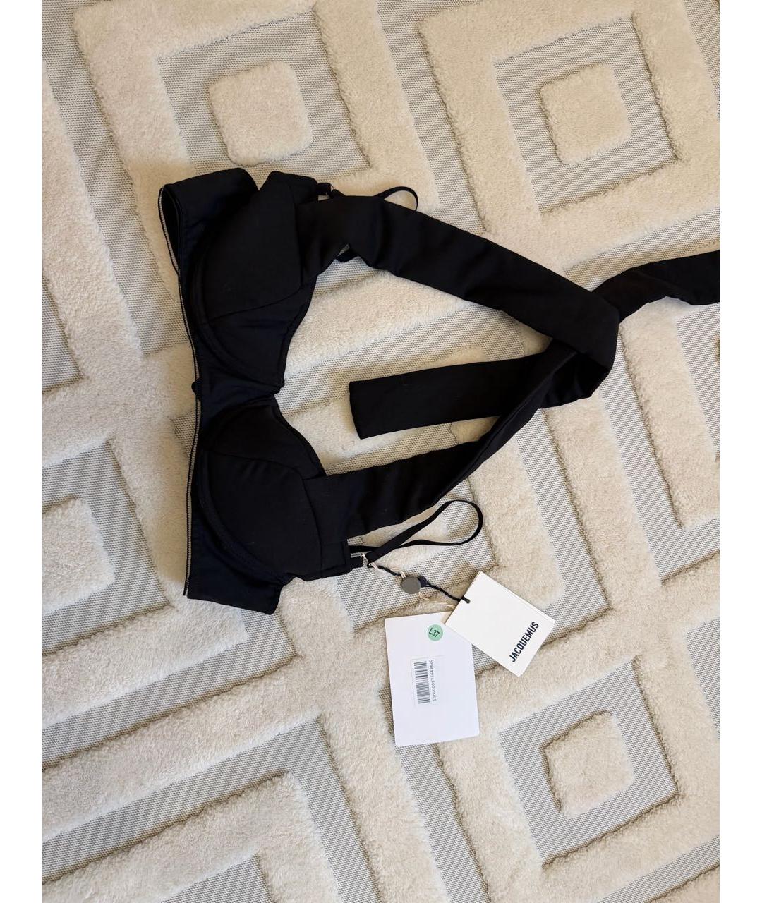 JACQUEMUS Черная футболка, фото 4