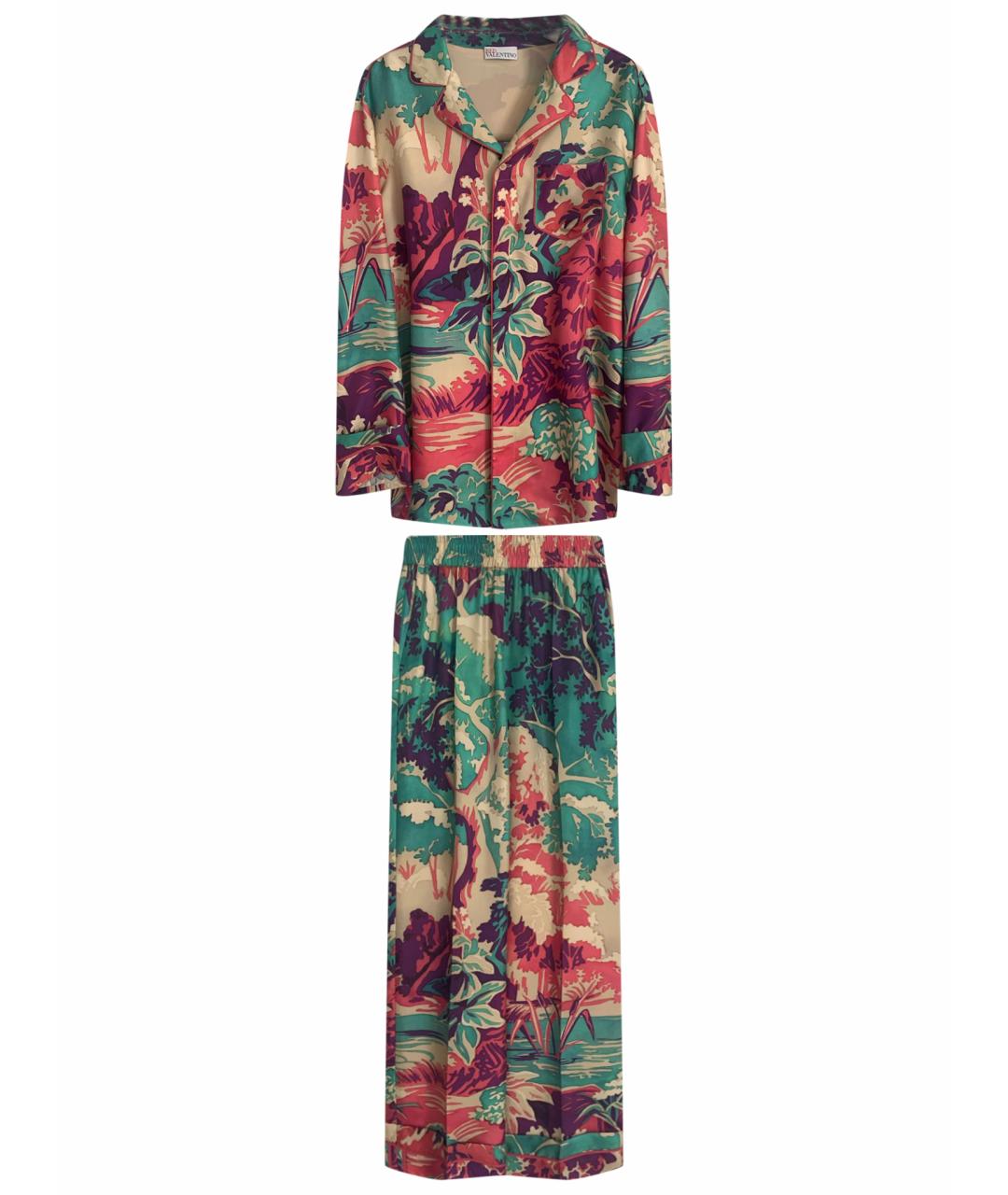 RED VALENTINO Мульти шелковый костюм с брюками, фото 1