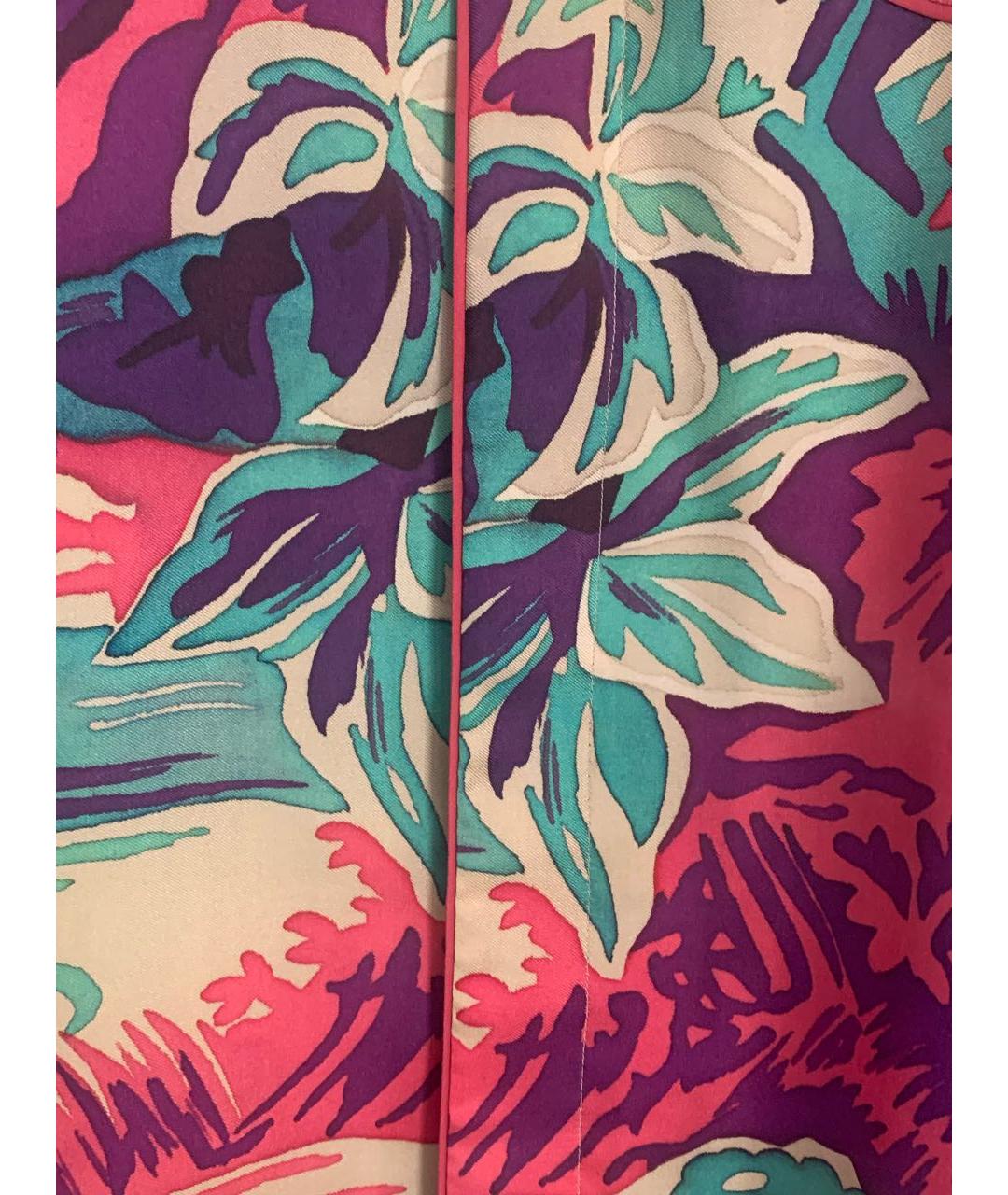 RED VALENTINO Мульти шелковый костюм с брюками, фото 4