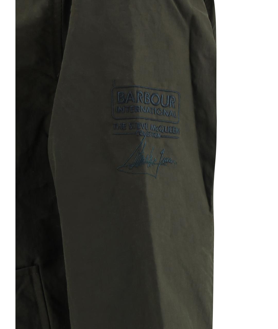 BARBOUR Зеленая хлопковая куртка, фото 3