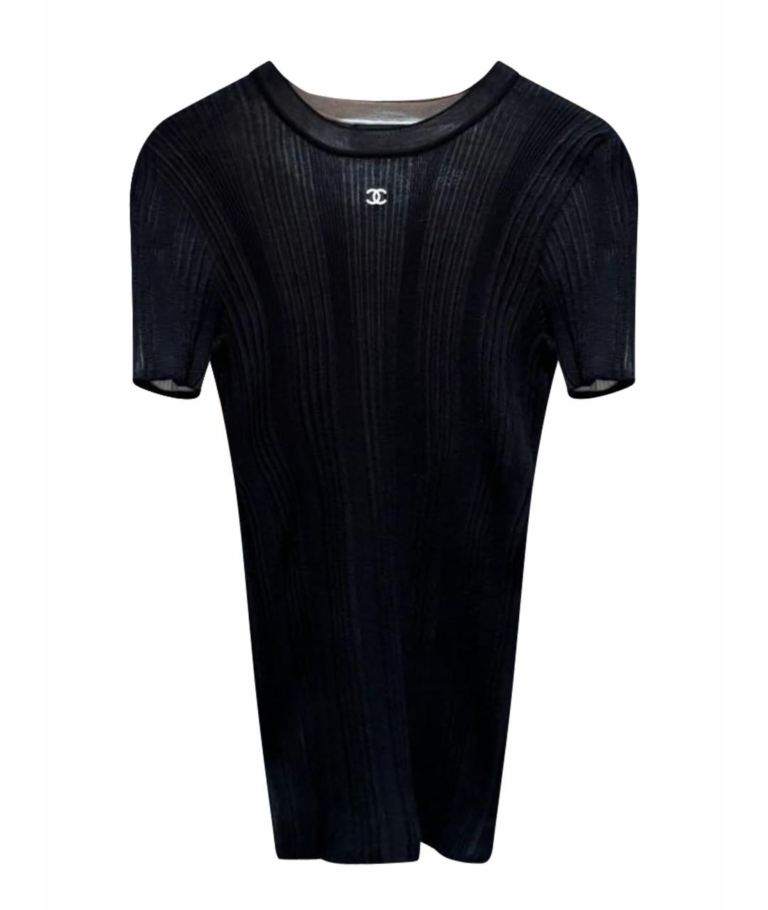 CHANEL Черная футболка, фото 1