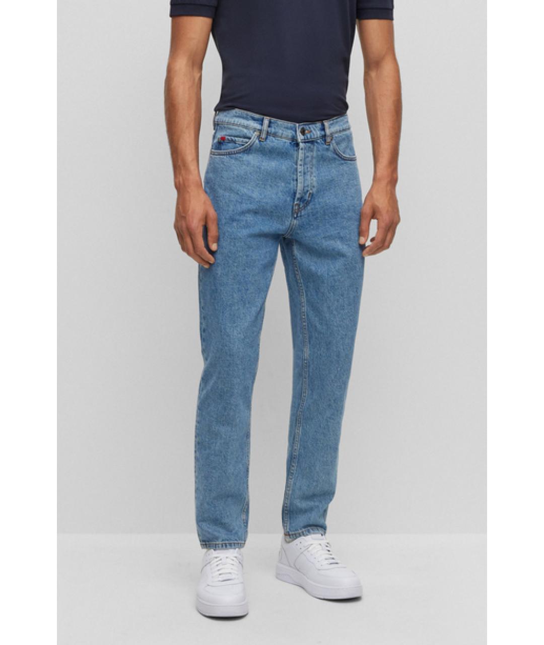 HUGO BOSS Голубые прямые джинсы, фото 2