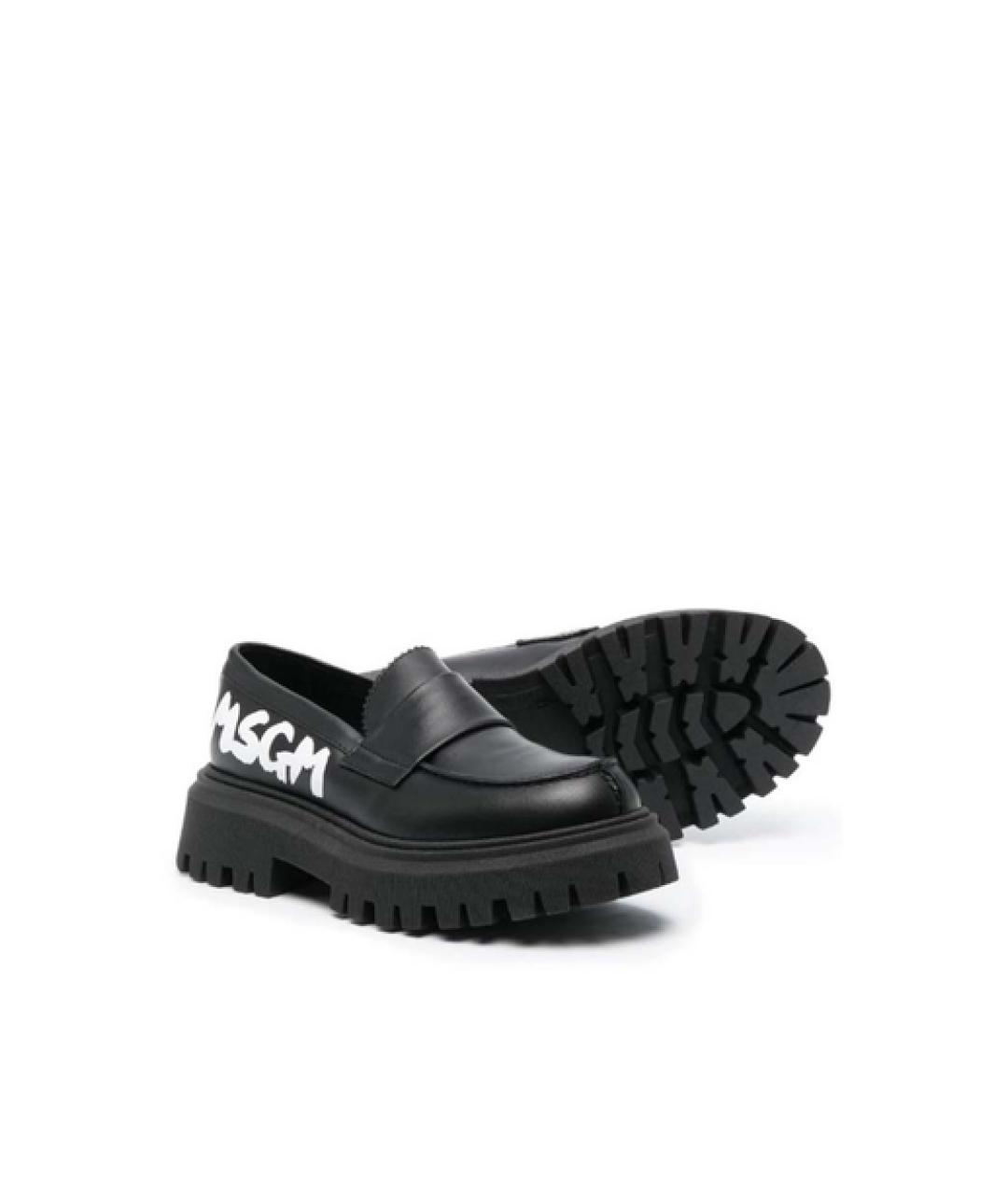 MSGM Черные лоферы и мокасины, фото 2