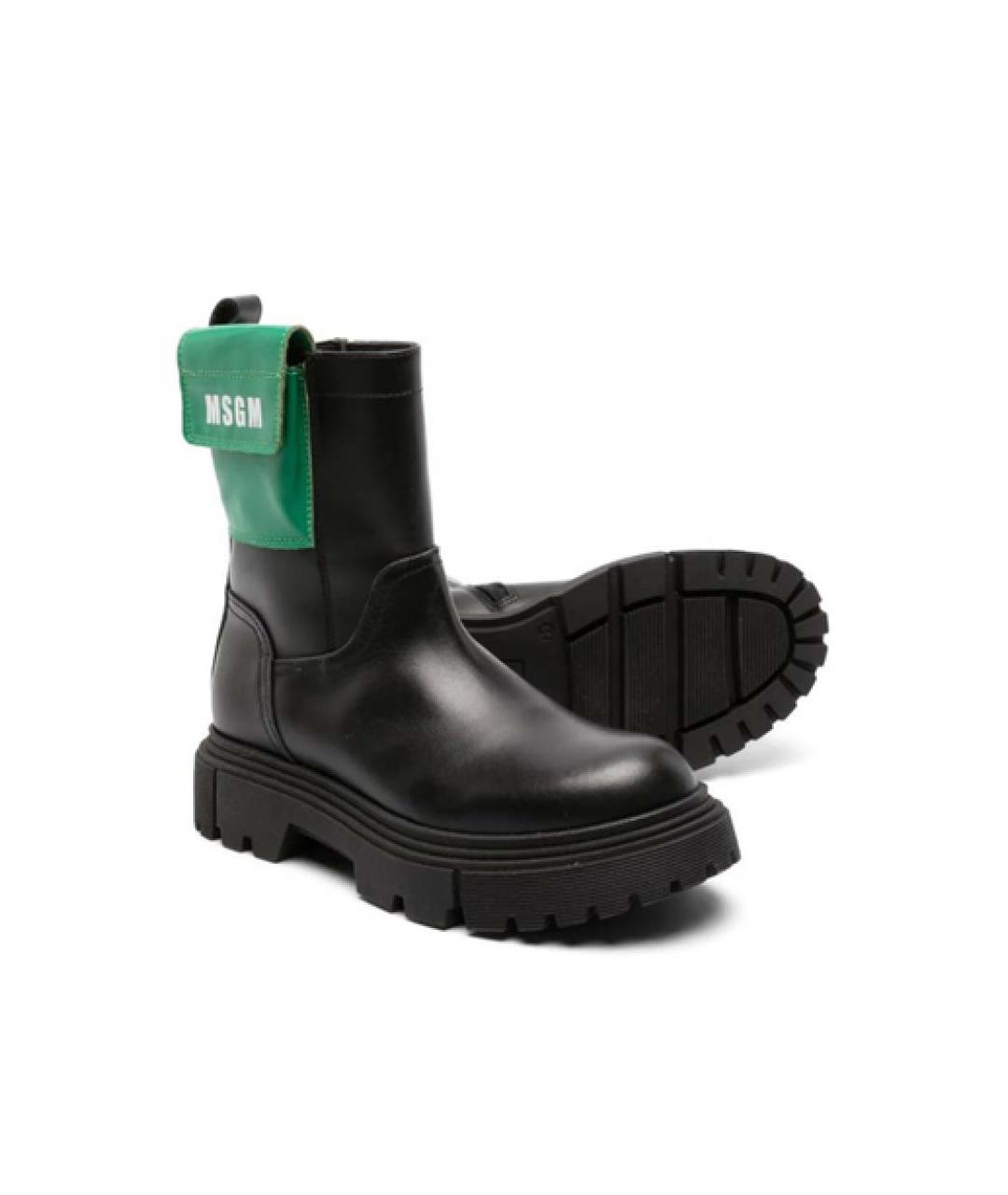 MSGM Черные ботинки, фото 2