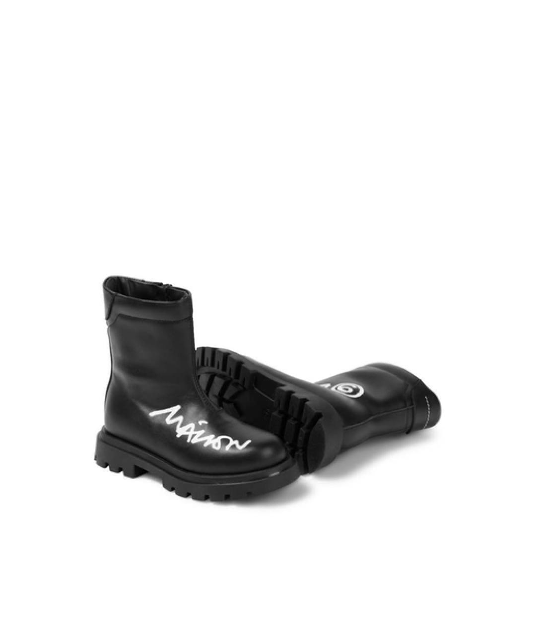 MAISON MARGIELA Черные ботинки, фото 2