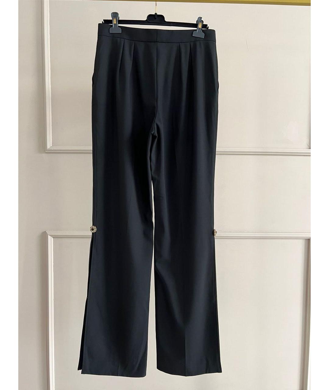 DOLCE&GABBANA Черные прямые брюки, фото 2