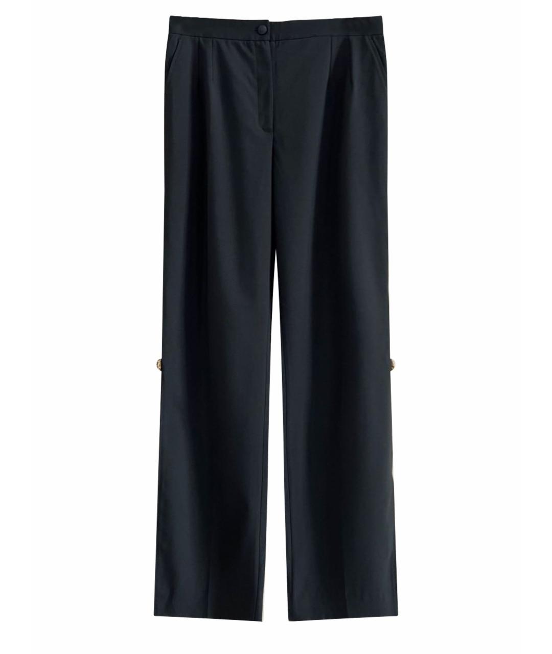 DOLCE&GABBANA Черные прямые брюки, фото 1