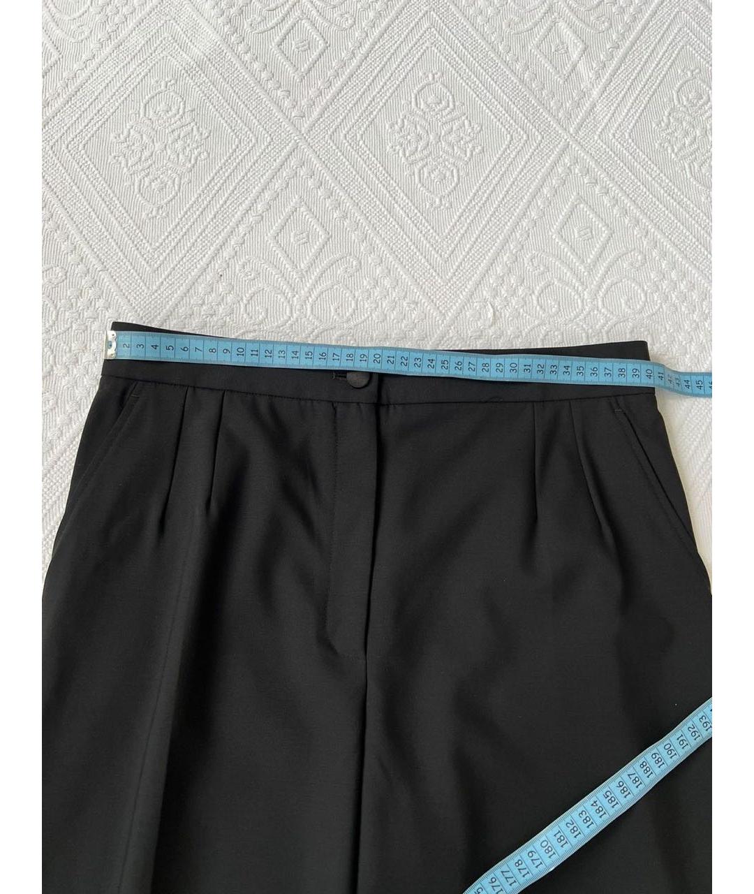 DOLCE&GABBANA Черные прямые брюки, фото 8